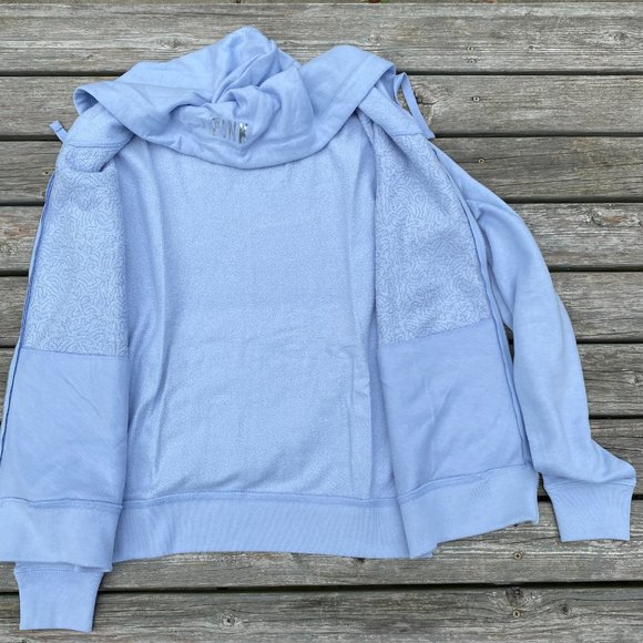 Victoria's Secret PINK Lavender Bling Perfect Zip Hoodie - Picture 6 of 16